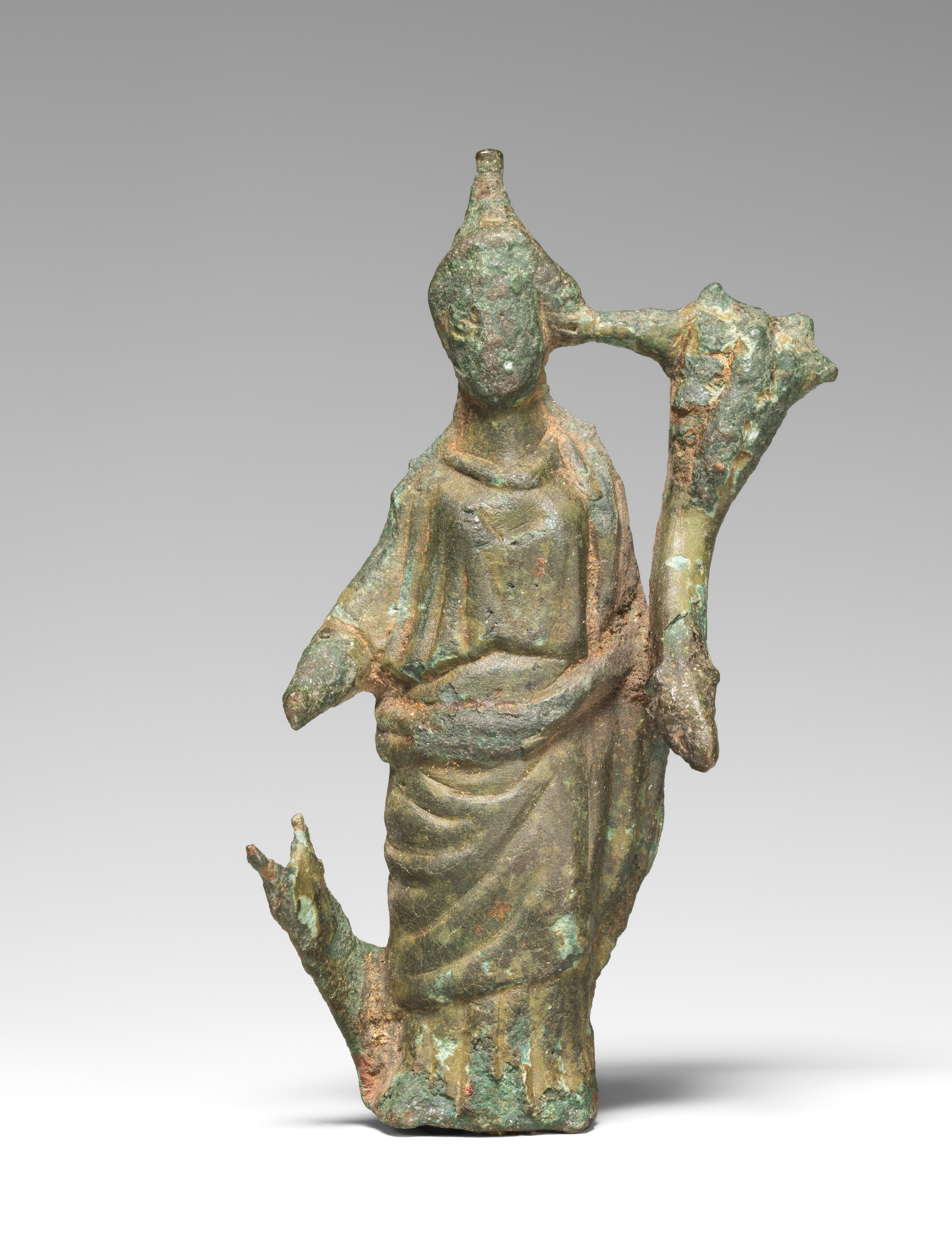 Ancient Bronze Standing Figurine