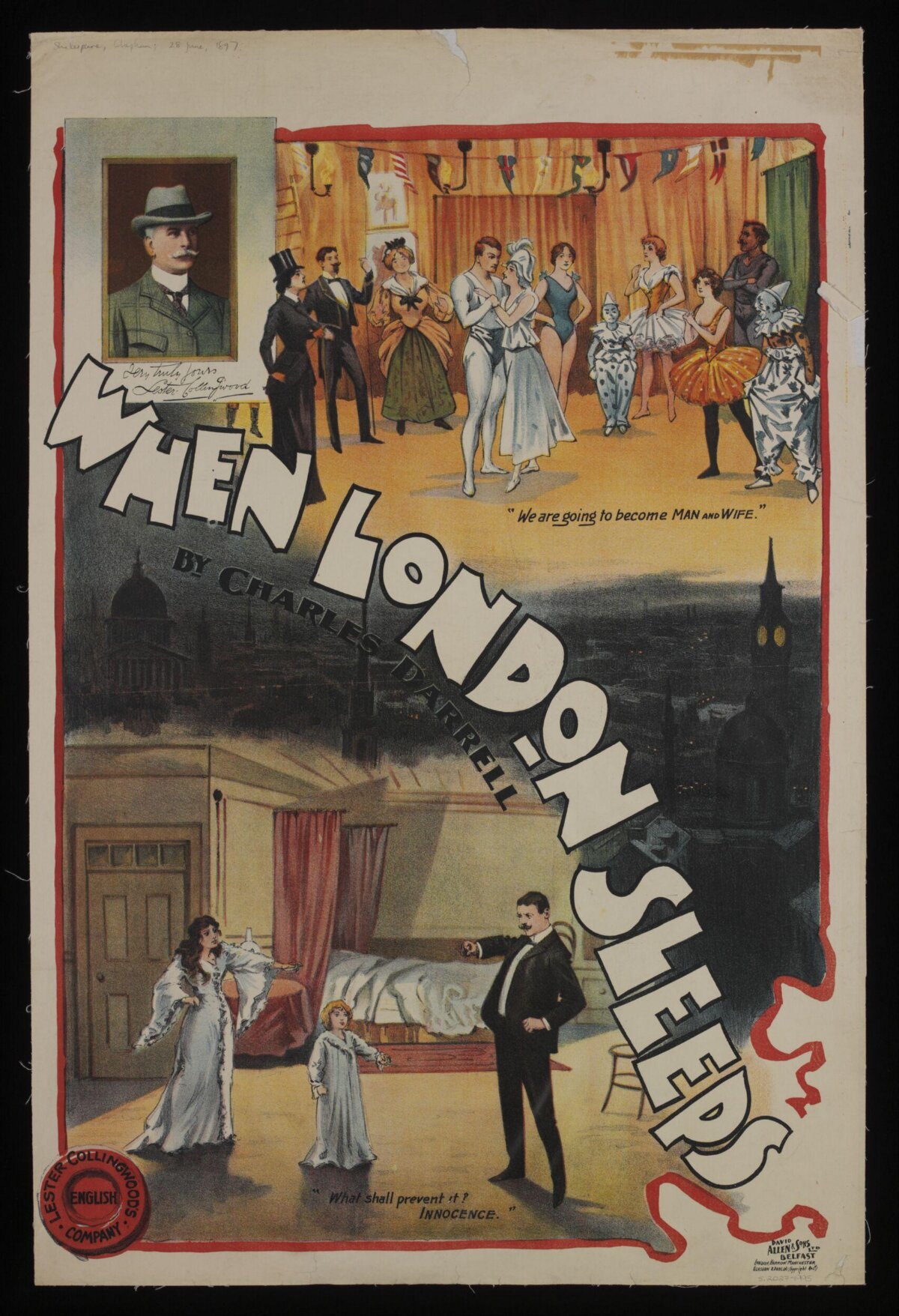 When London Sleeps Theater Poster