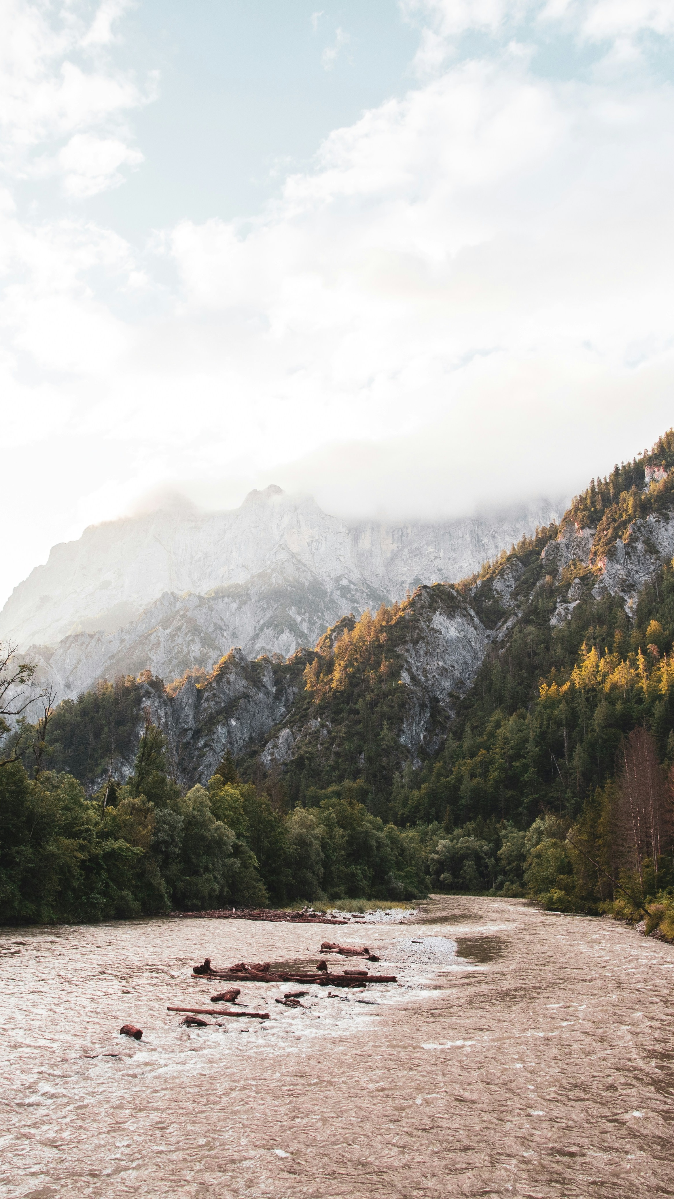 Mountain River Valley Landscape