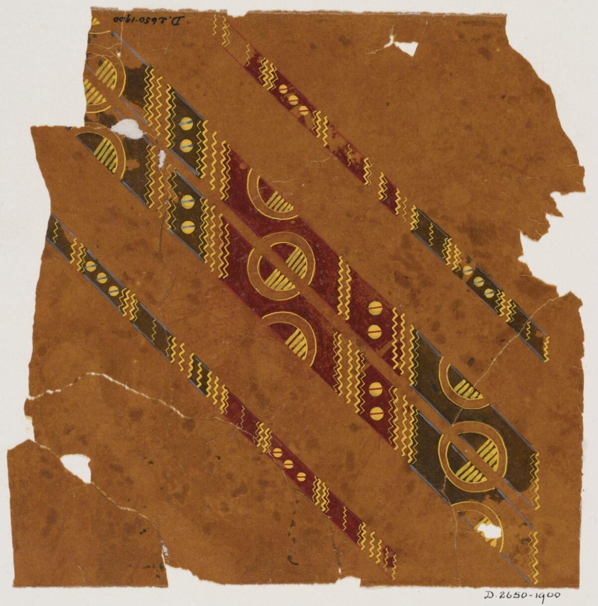 Antique Geometric Textile Pattern Design