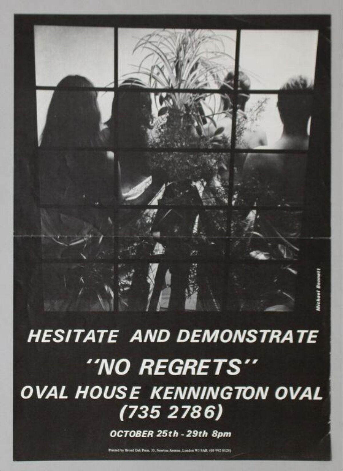 No Regrets Event Promotional Poster