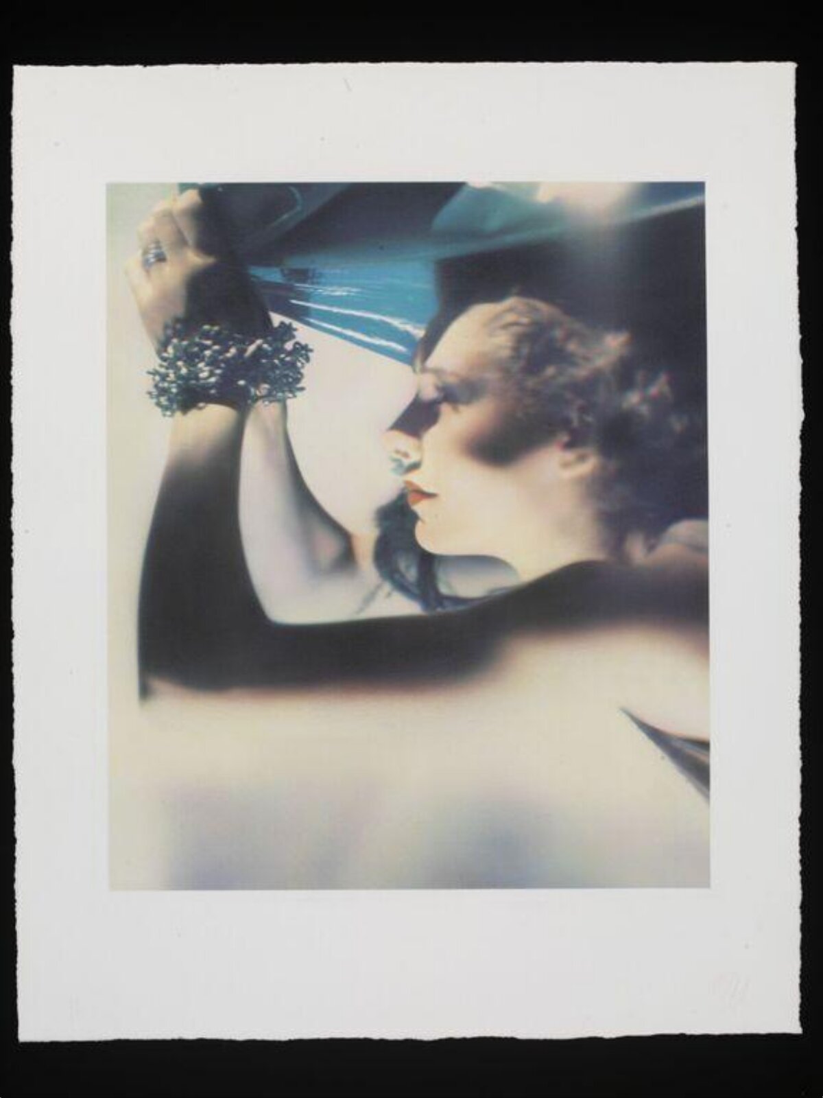 Artistic Polaroid Portrait of Woman