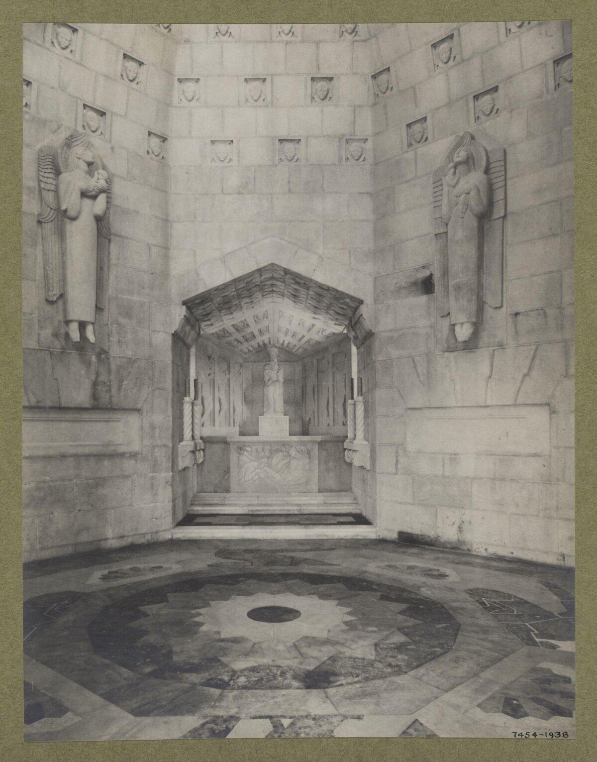 Art Deco Stone Chapel Interior