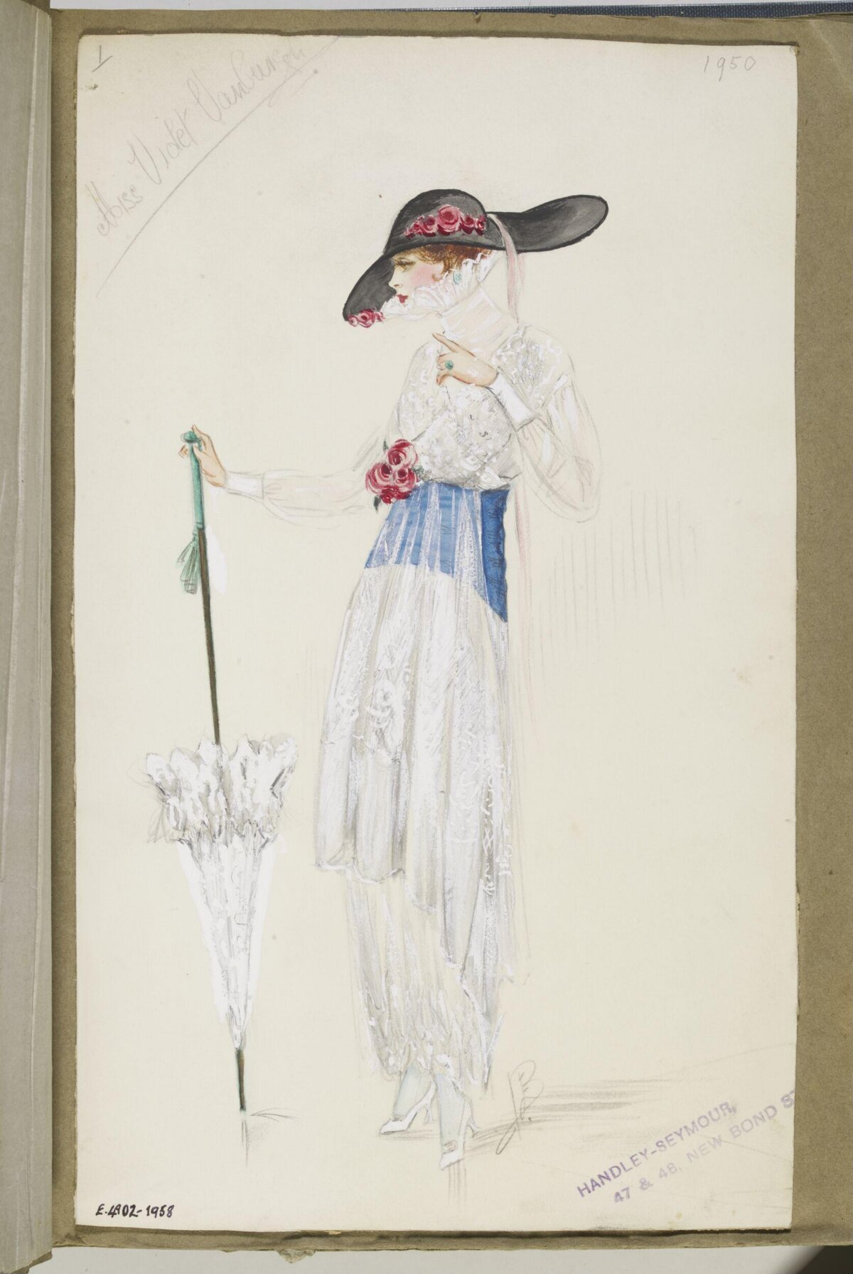 Vintage Women's Fashion Illustration