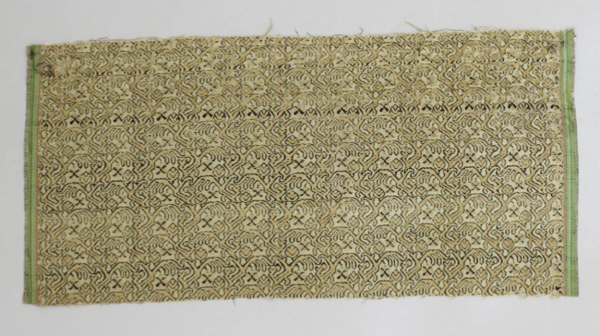 Antique Woven Textile Fabric Sample