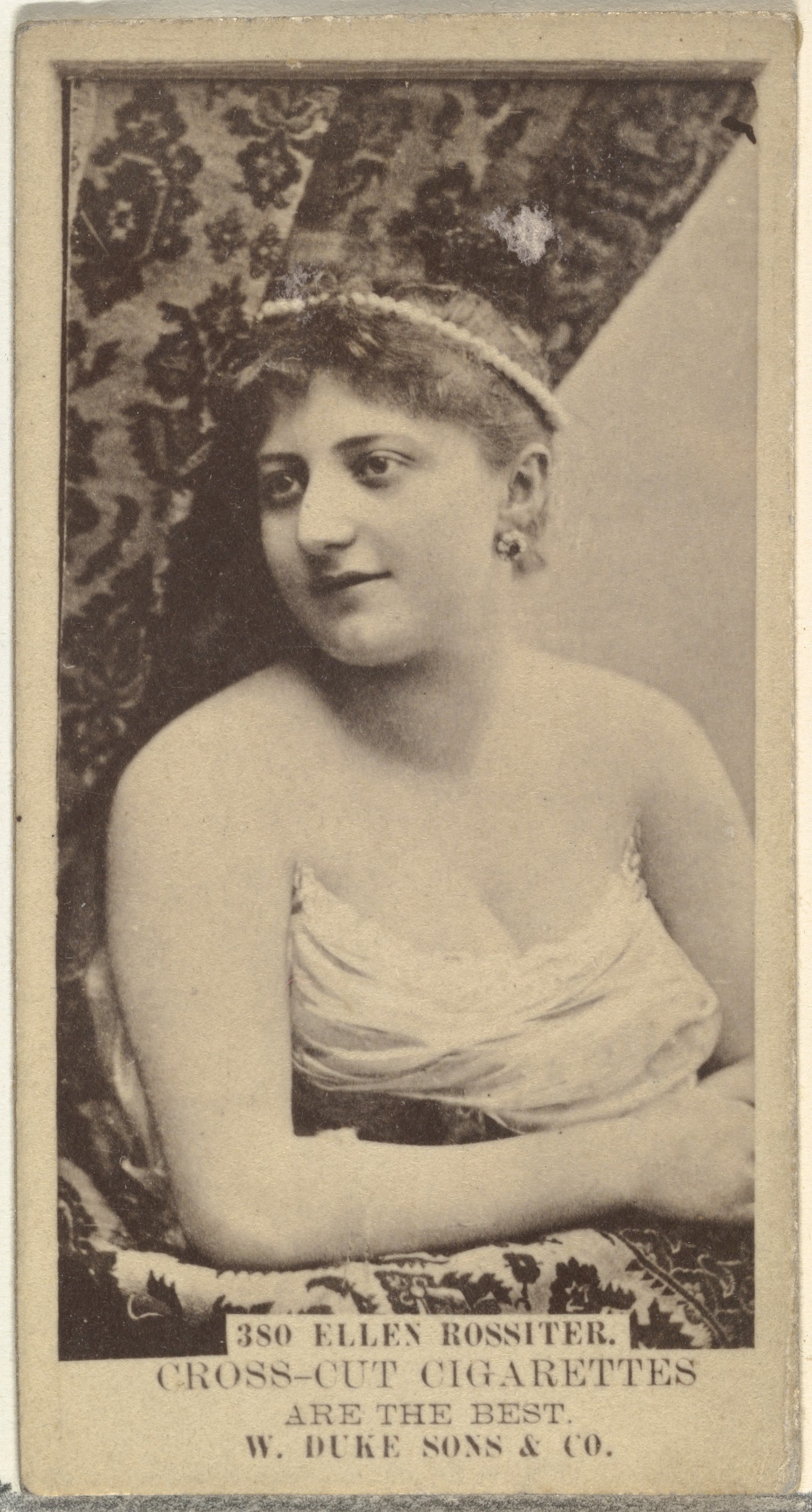 Ellen Rossiter Vintage Cigarette Card Portrait