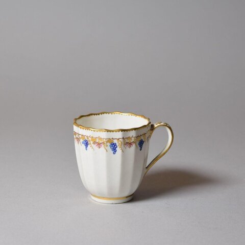 Antique Decorated Porcelain Teacup