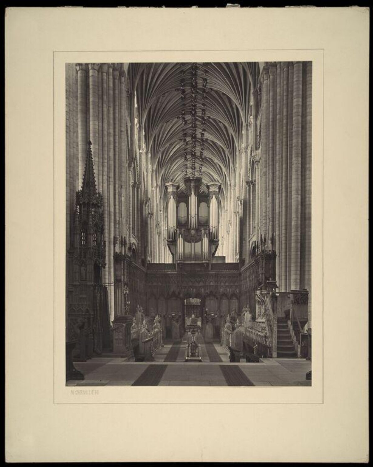 Norwich Cathedral Choir Interior