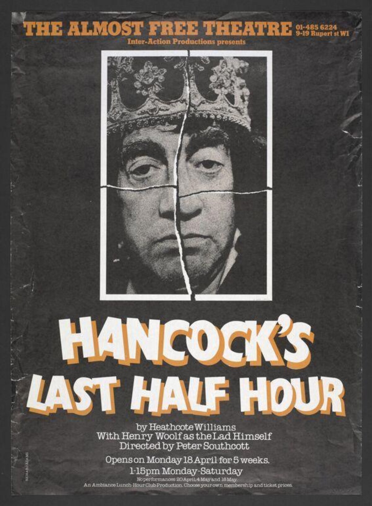 Hancock's Last Half Hour Theatre Poster
