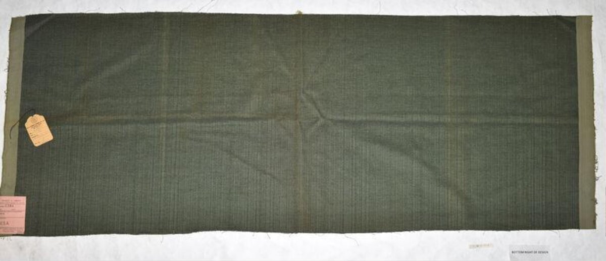 Dark Green Woven Fabric Sample