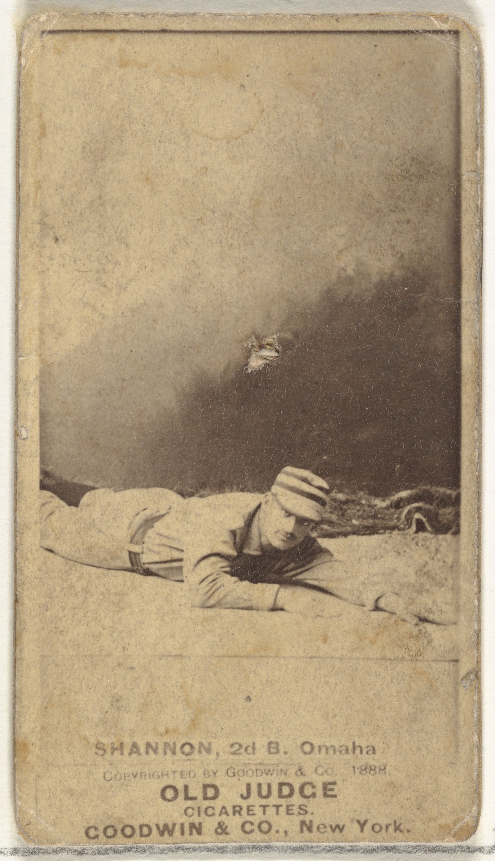 1888 Old Judge Shannon Baseball Cigarette Card