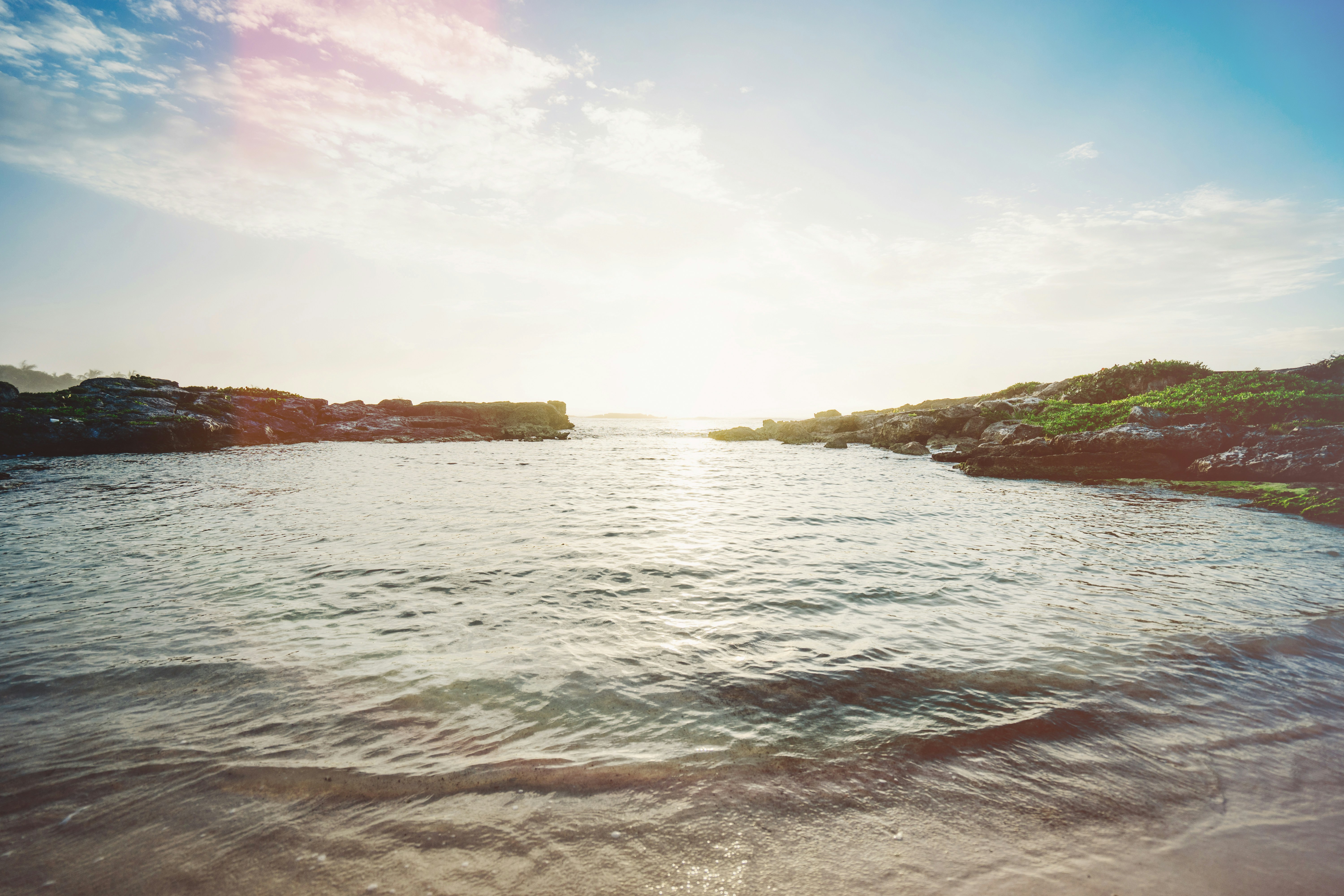 Rocky Coastal Cove at Sunrise