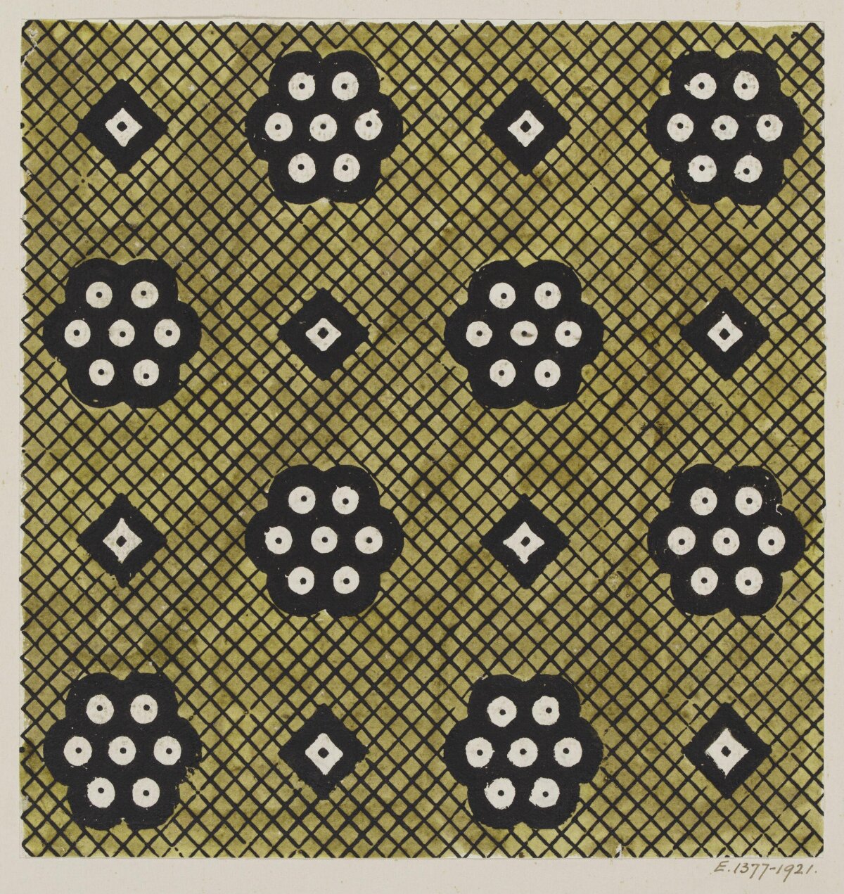 Vintage Geometric Textile Pattern