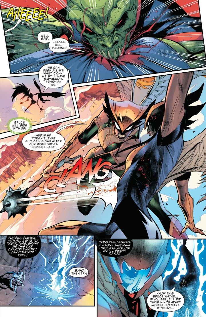 Superhero Battle Comic Page