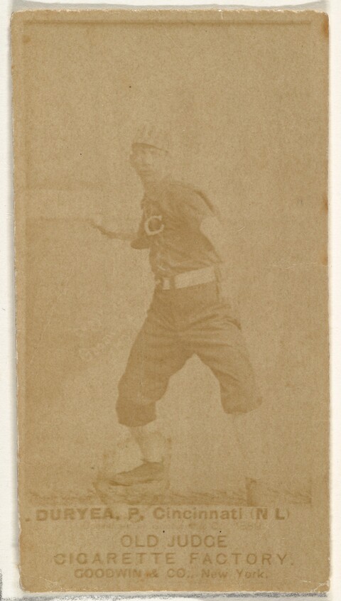 Vintage Duryea Cincinnati Baseball Card