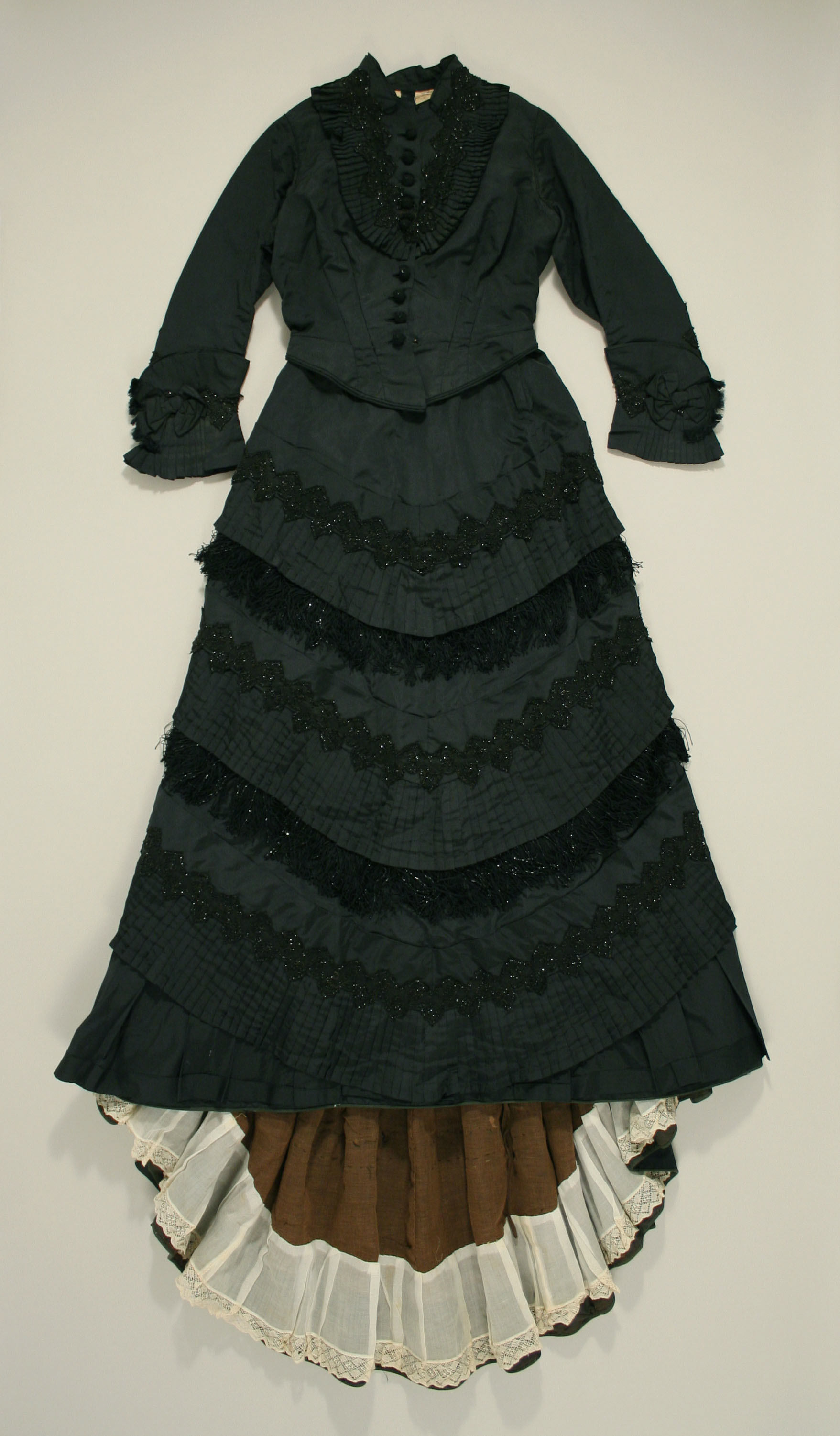 Antique Black Victorian Dress
