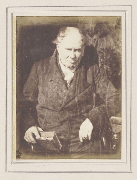 Vintage Portrait of Elderly Man