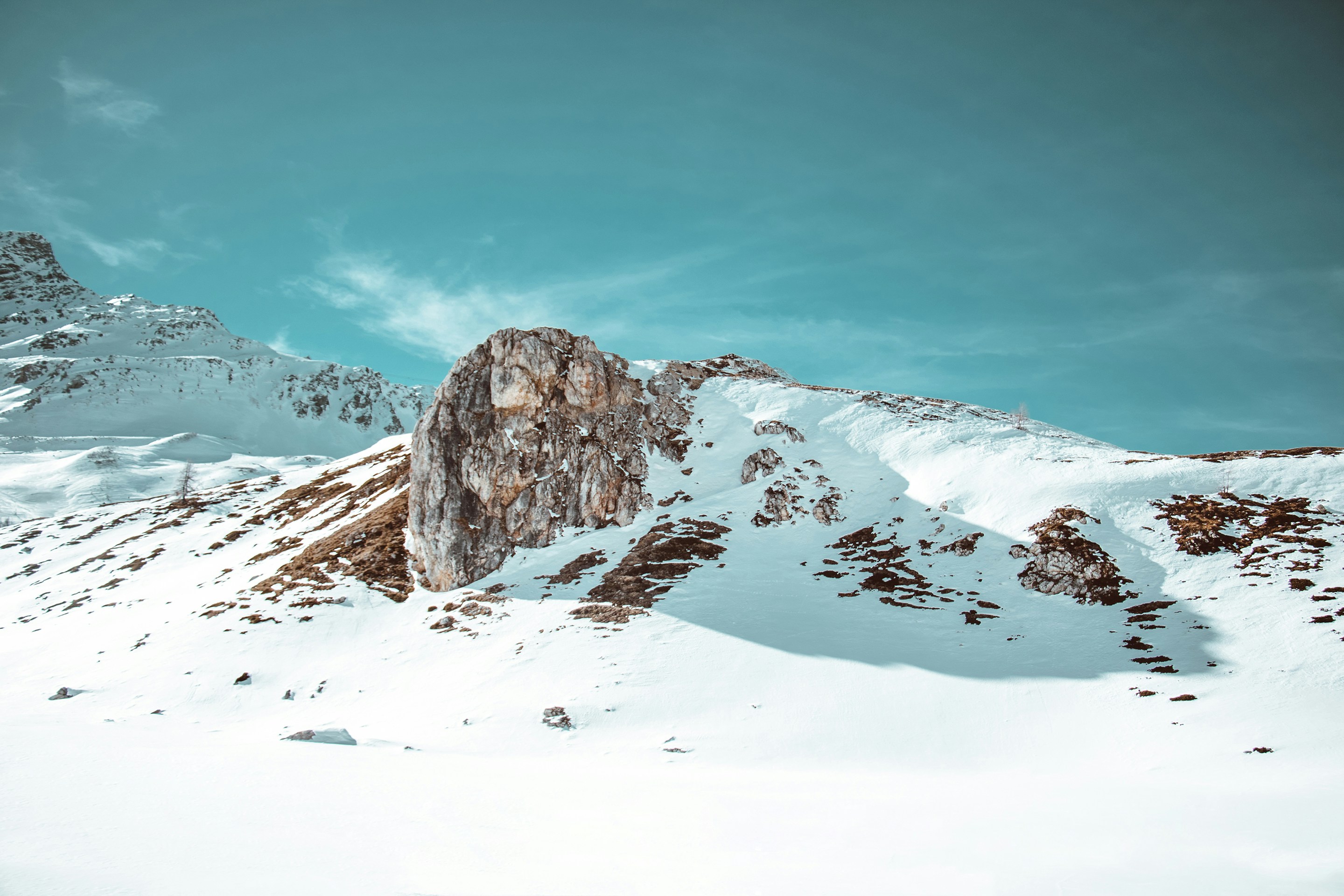 Snowy Mountain Slope