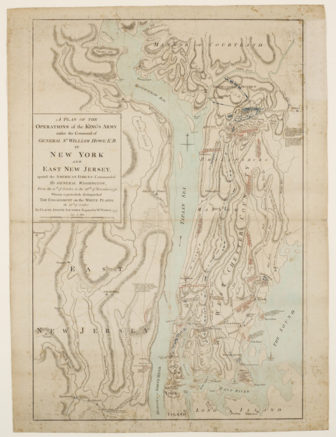 1776 New York Military Operations Map