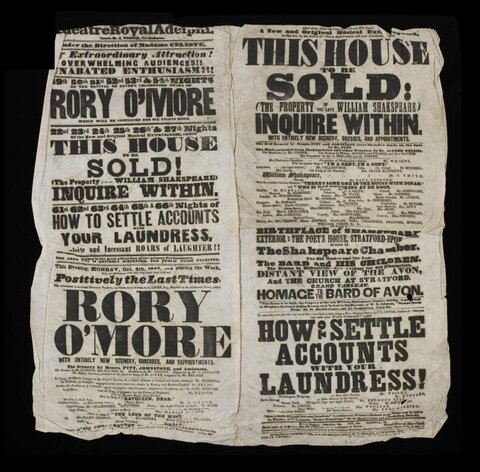 Vintage Adelphi Theatre Playbill