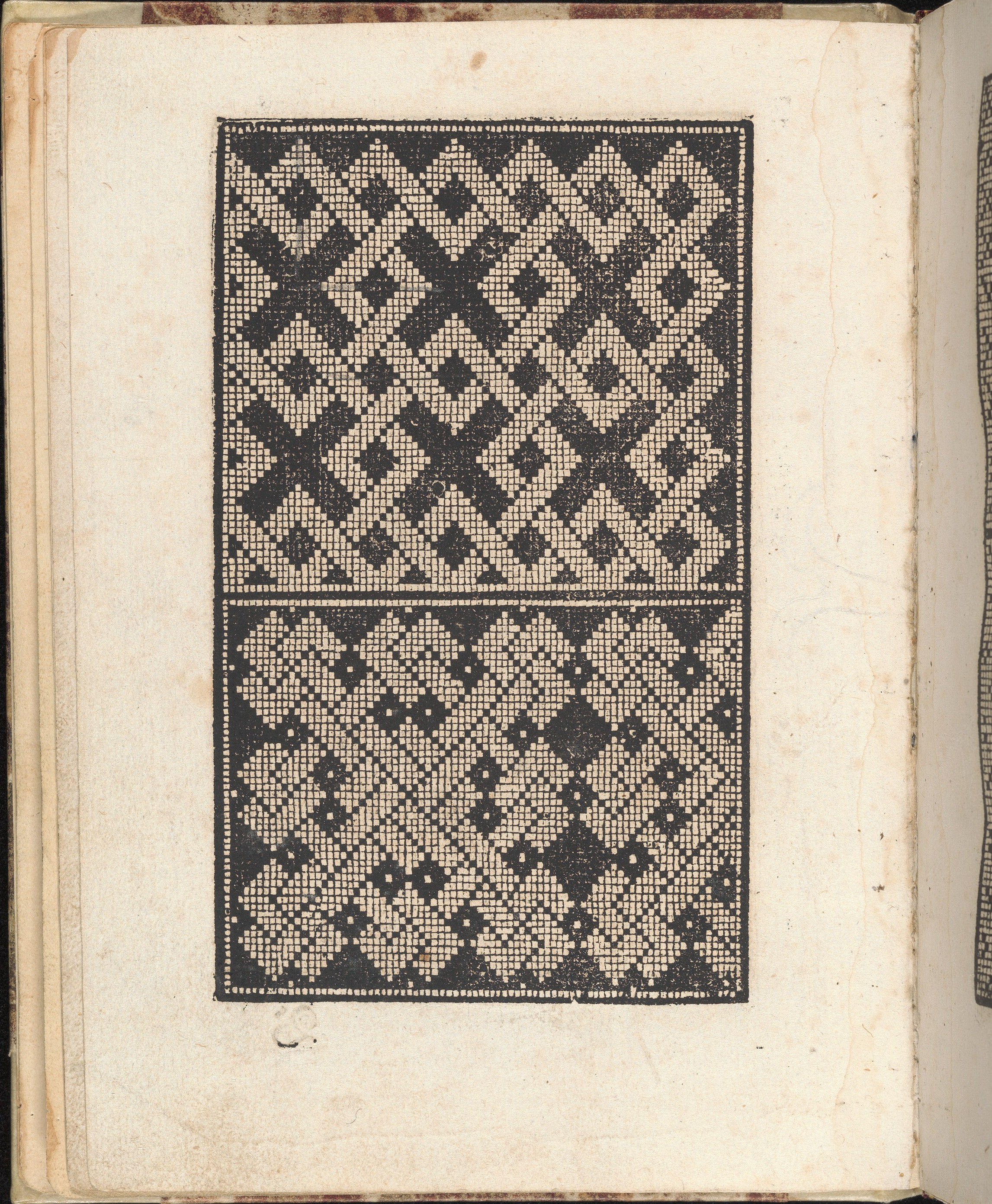 Vintage Geometric Needlework Pattern
