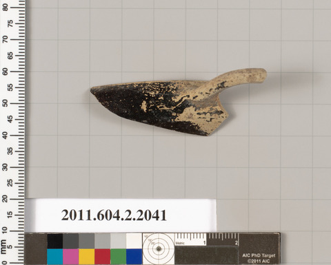 Ancient Metal Trowel Artifact