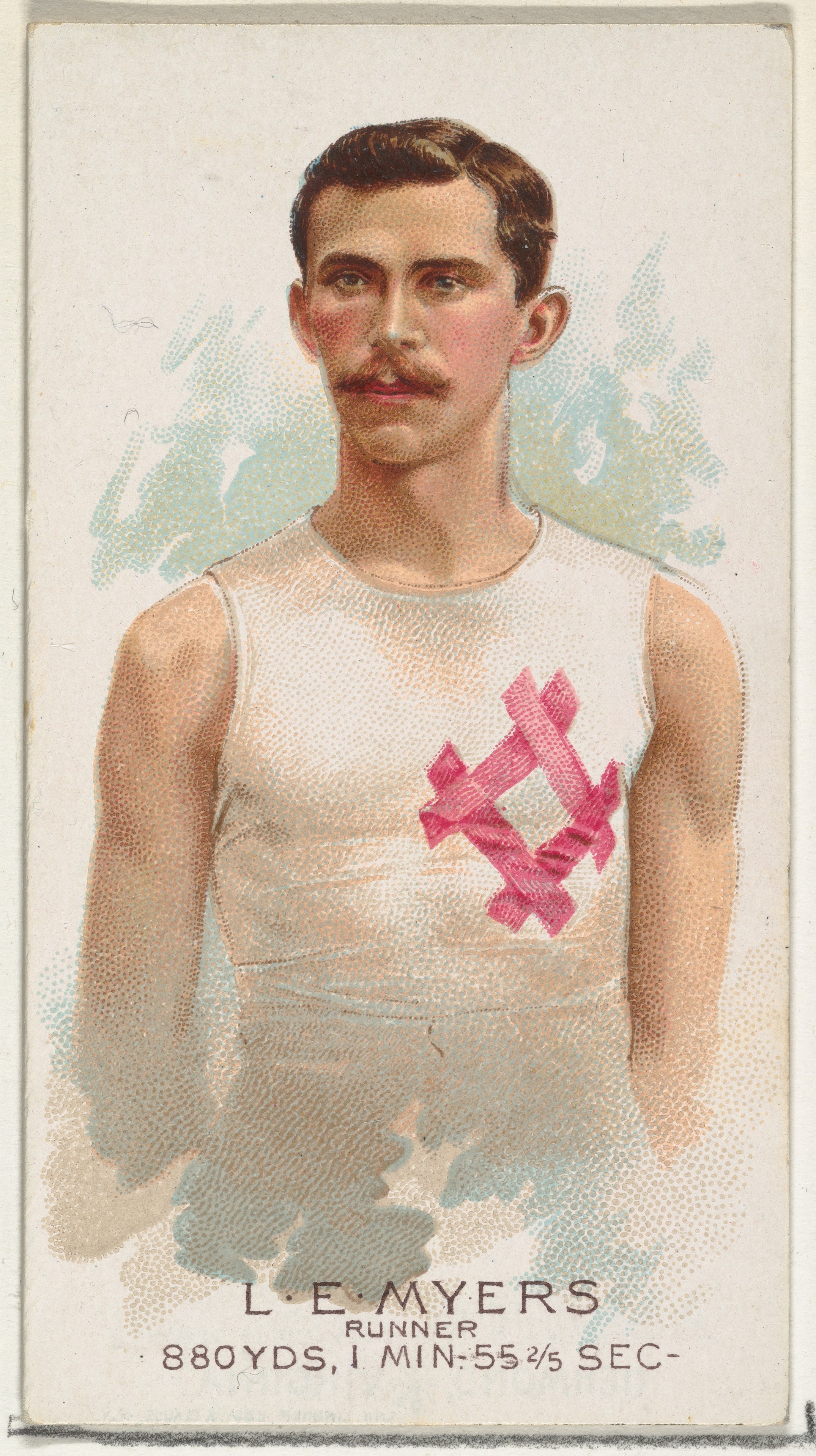Vintage Portrait of Runner L.E. Myers