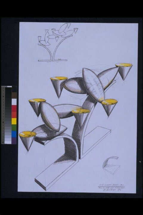 Candelabra Design Sketch