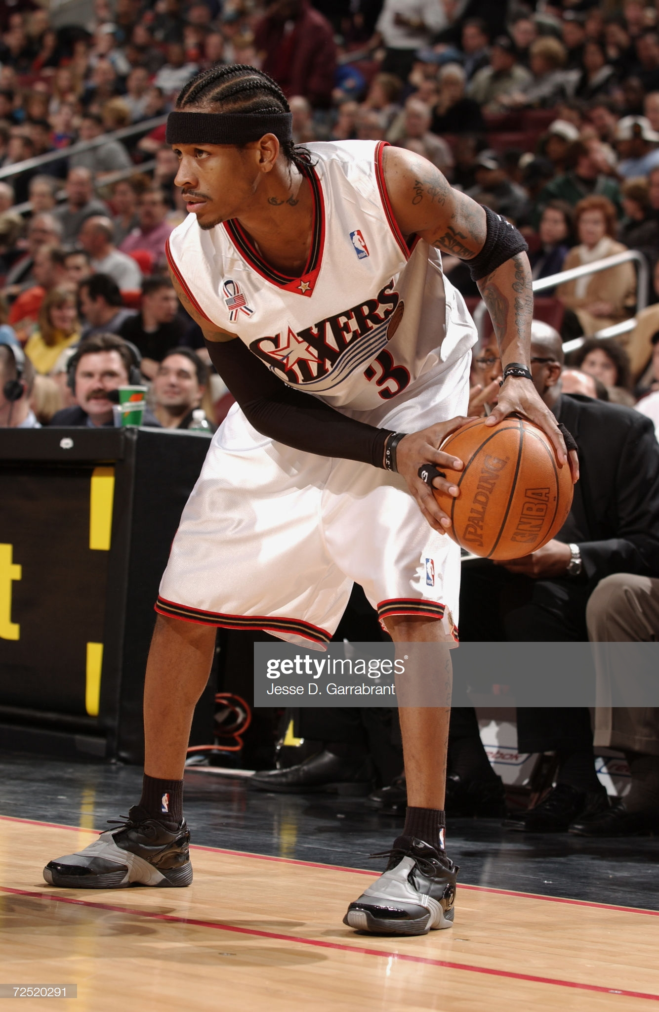 Allen Iverson During NBA Game