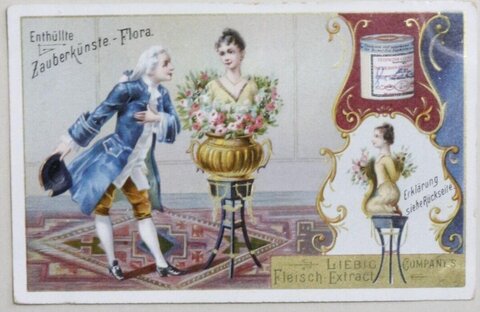 Vintage Liebig Magic Flora Ad