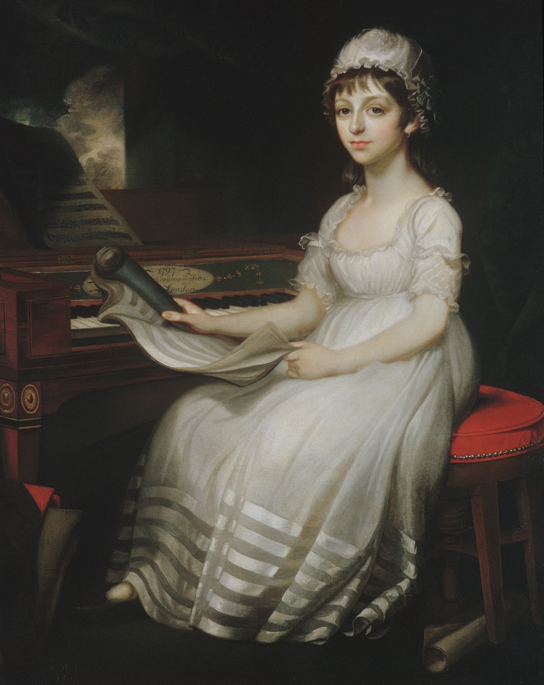 Portrait of a Young Woman at Piano