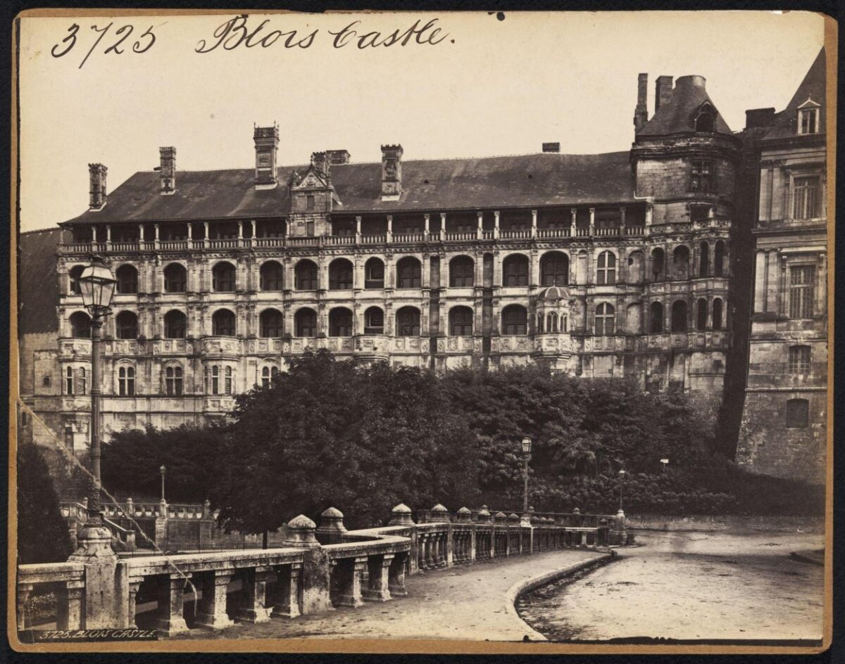 Vintage Photo of Blois Castle