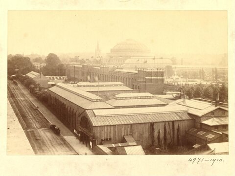 1910 Exhibition Buildings High-angle View