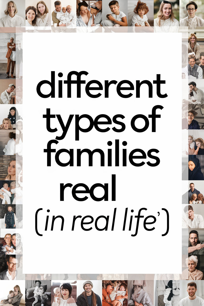 Different Types of Real Families