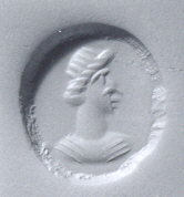 Embossed Circular Rabbit Relief