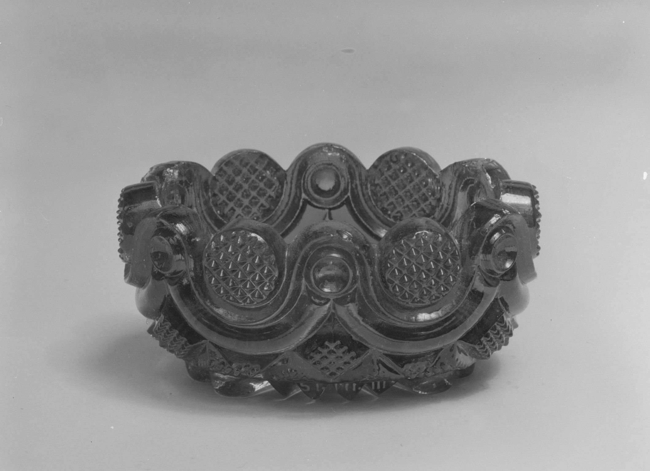 Vintage Decorative Glass Ashtray