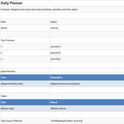 Daily Planner