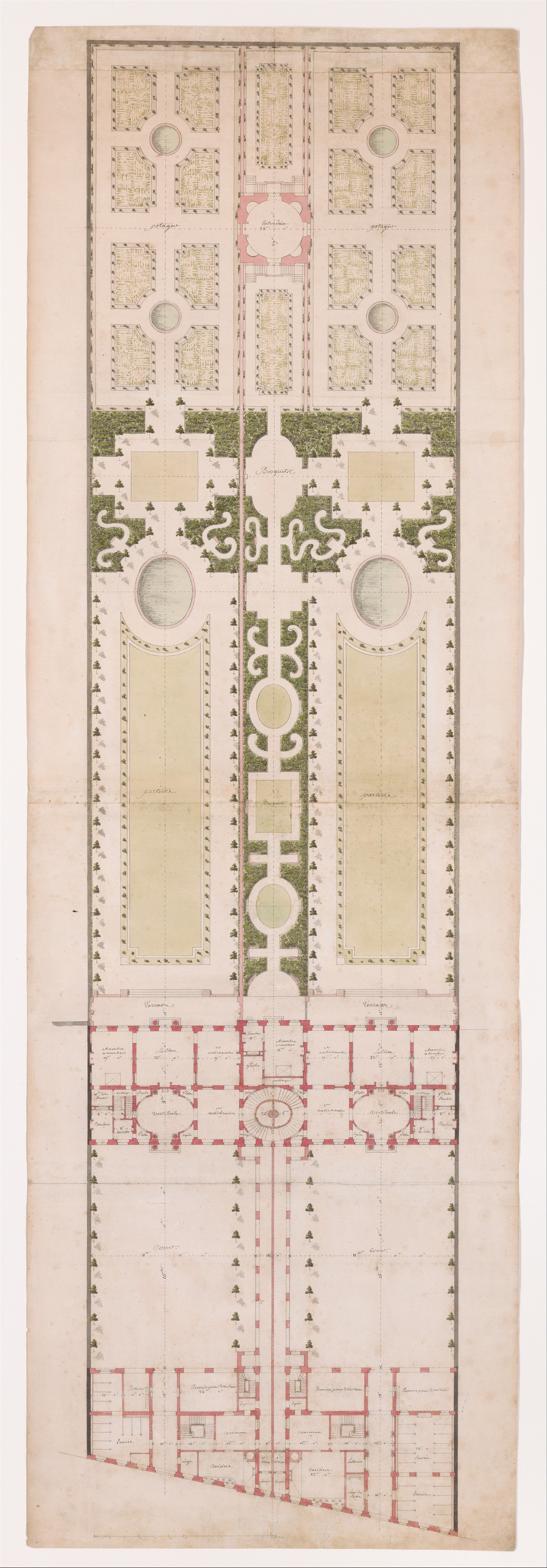 Historical Estate and Garden Plan