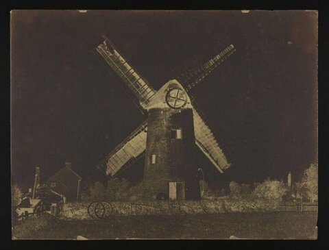 Vintage Windmill Photograph