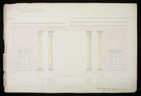 Ballroom Alteration Architectural Drawing