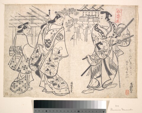 Japanese Ukiyo-e Figure Drawing