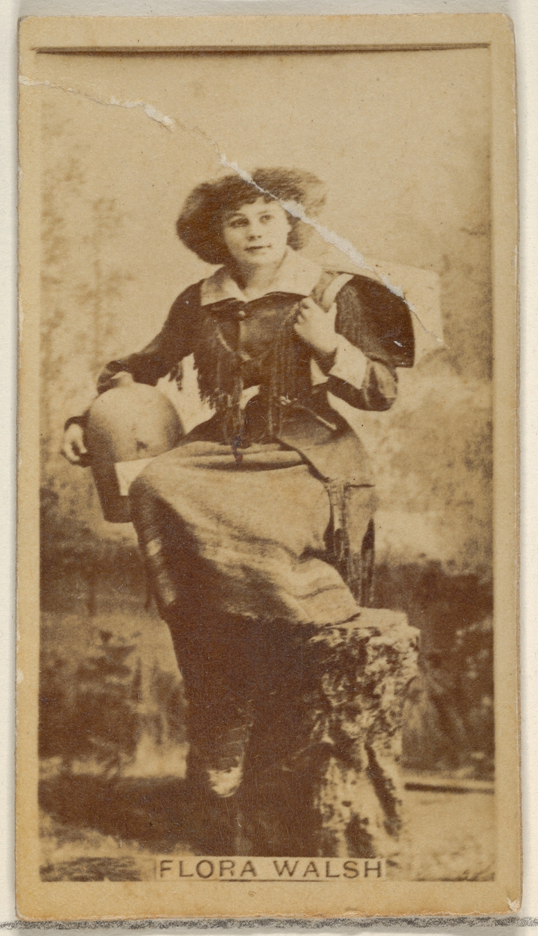 Vintage Portrait of Flora Walsh