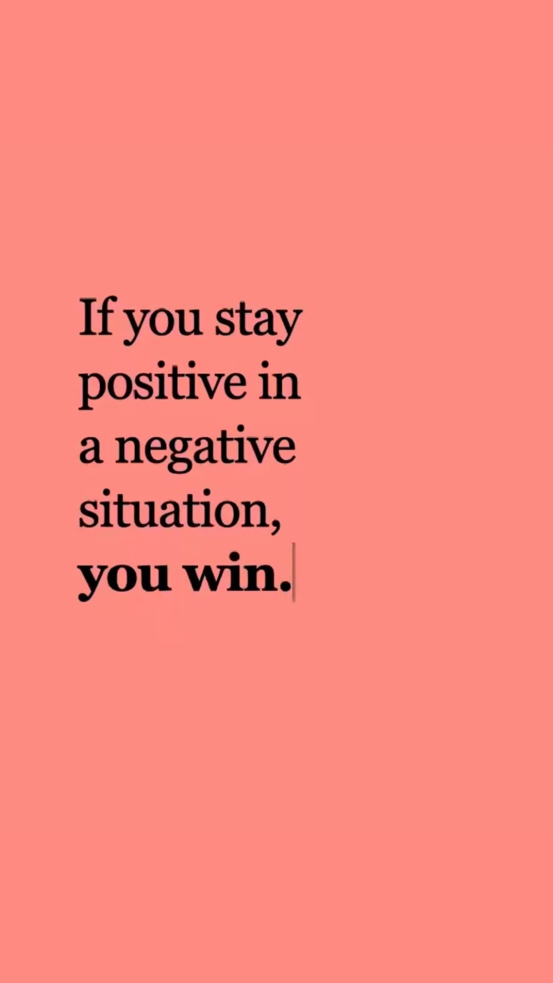 Stay Positive Motivational Quote
