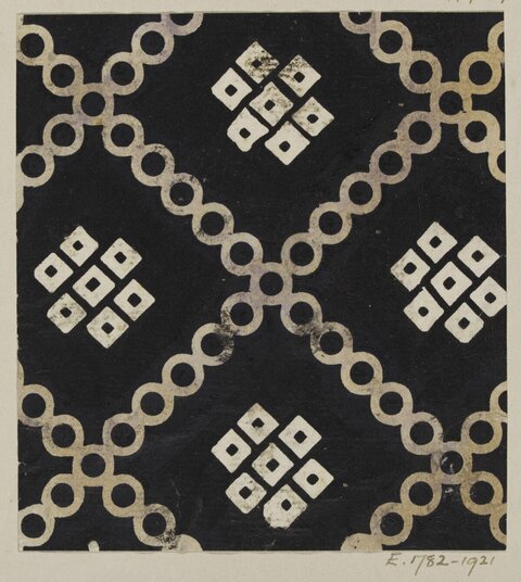 Black and White Geometric Pattern
