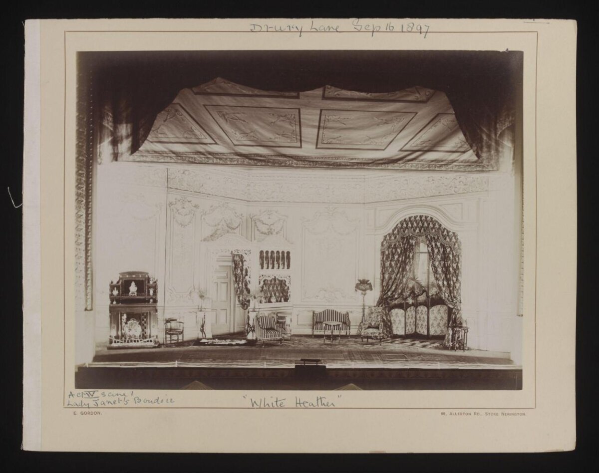 1897 White Heather Theater Stage Set