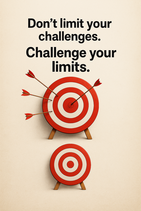 Challenge Your Limits Motivational Poster