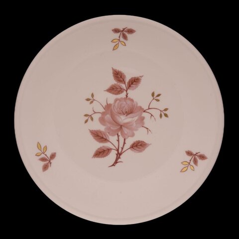 Rose Pattern Ceramic Plate