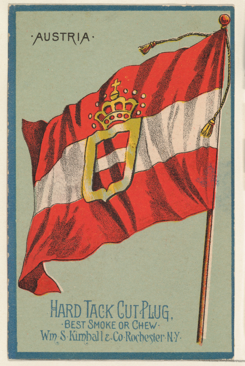 Vintage Austrian Flag Tobacco Advertisement