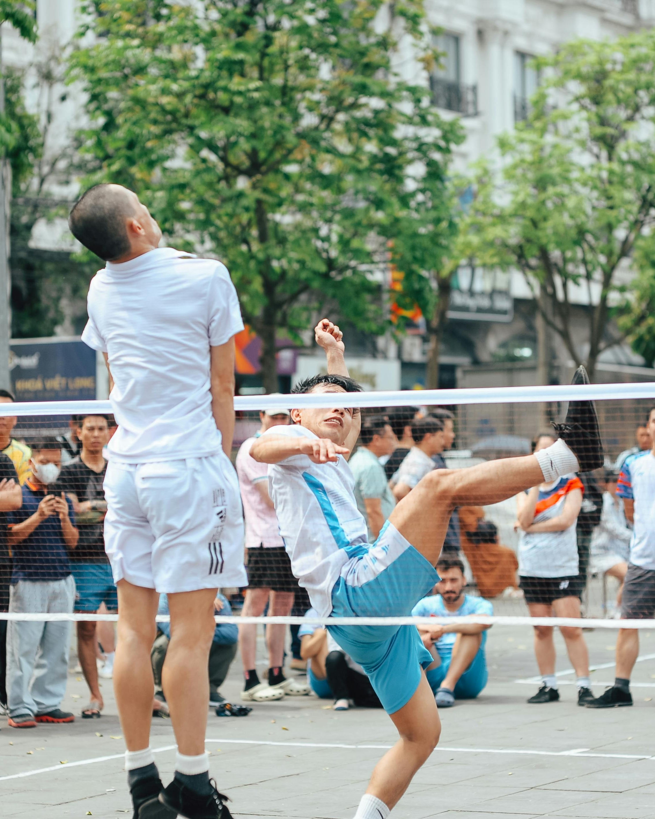 Outdoor Sepak Takraw Match