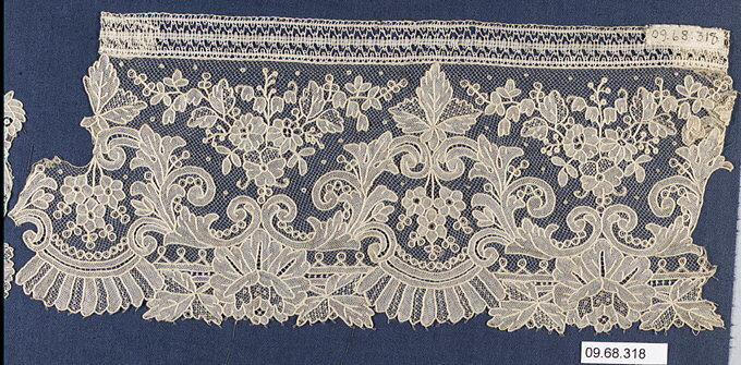 Antique Handmade Lace Fragment